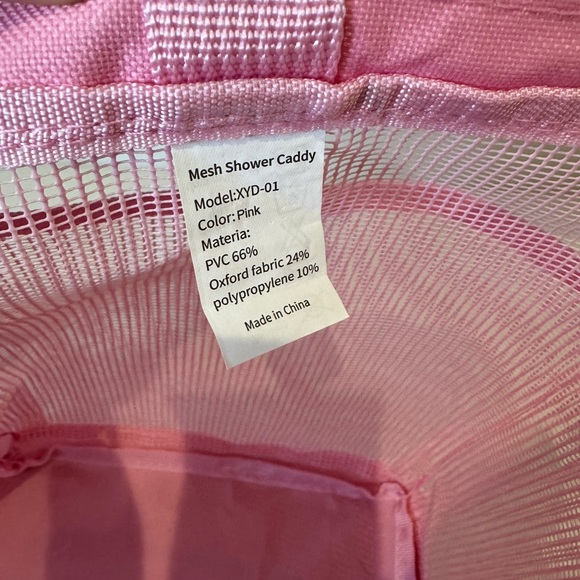 Pink Mesh Shower Caddy - Picture 3 of 4